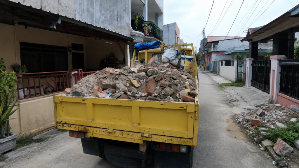 Angkut Puing Bangunan